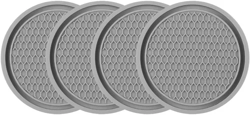 Miniatura 8 de Paquete de 4 portavasos para automóvil, 2.75 pulgadas de diámetro, antideslizante, universal, duradero, adecuado para la mayoría de interiores