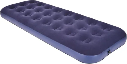 Miniatura 8 de Colchón de aire tamaño Queen, azul, 80 x 60 x 9 pulgadas, colchón inflable para campamento, hogar y viajes, con bolsa de transporte