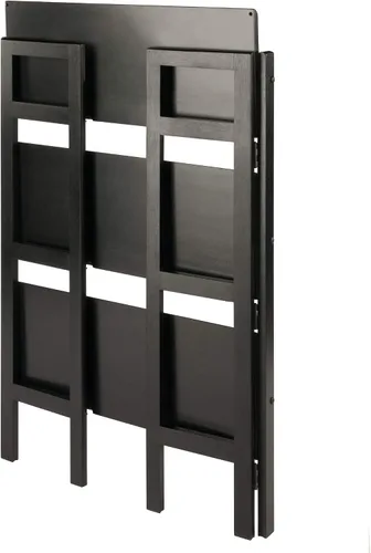 Miniatura 8 de Winsome Torino - Estantería plegable de 3 piezas con cestas de tela, color negro (20306)