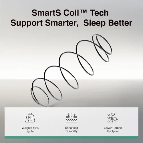 Miniatura 5 de Novilla Colchón híbrido tamaño matrimonial de 6 pulgadas, colchón híbrido de tamaño matrimonial con espuma BioAir Comfort para aliviar la presión