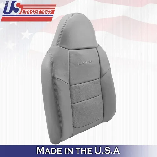 Miniatura 4 de 2001 para Ford F250 F350 Lariat Driver Top & Bottom Perforado Cuero Cubre Gris