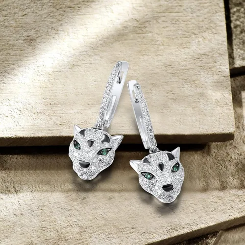 Miniatura 3 de Santuzza Aretes hipoalergénicos de plata de ley para mujer