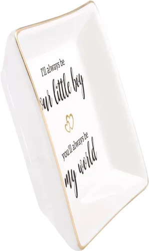Miniatura 29 de Regalos religiosos para mujeres, plato para anillos de cerámica cristiana, Dios está dentro de ella, ella no caerá, regalos cristianos para mamá