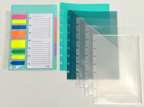 Miniatura 29 de Talia - Repuestos para cuaderno de espiral (páginas punteadas, Junior (5.5 x 8.5 pulgadas))