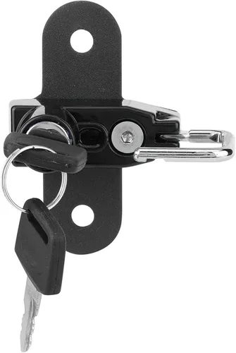 Miniatura 9 de Fydun Motocicleta Casco Lock Mount Hook Aleación de aluminio Kit de modificación de motocicleta para Suzuki V Strom 250 2017 (negro)