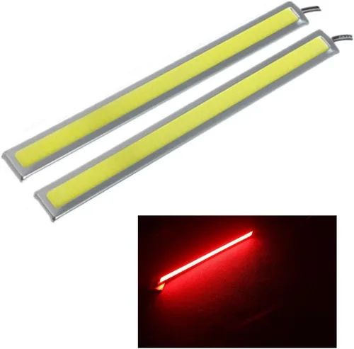 Miniatura 19 de BININBOX Luces LED COB superbrillantes de 6 W para coche de 12 V para conducción de niebla DRL luz diurna lámpara impermeable delgado paquete de 2