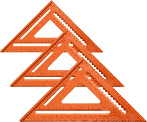 Miniatura 7 de Johnson Level & Tool RAS-70B-ORAN Escuadra de Viga Structo-Cast, 7", Naranja, 1 Escuadra