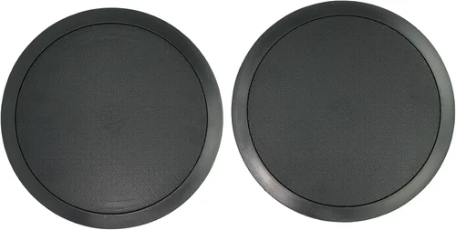 Miniatura 6 de Rockville Paquete RCS180-6: Amplificador comercial de 6 zonas 184W RMS 70V con Bluetooth, (5) pares CC80T negro 8" 70V altavoces de techo 50W