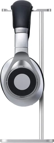 Miniatura 2 de Soporte de auriculares para escritorio, soporte de auriculares de aluminio con base pesada y almohadilla antideslizante, soporte de auriculares