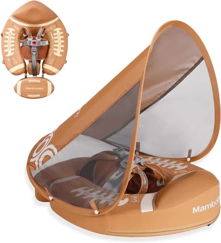 Miniatura 16 de Mambobaby Float Deluxe - Flotador de piscina para bebés: entrenador de natación seguro y cómodo para bebés y niños pequeños, diseño no inflable