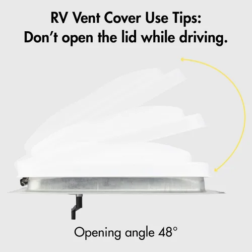 Miniatura 5 de Expert - Repuesto de tapa de ventilación para autocaravana (paquete de 1), ajuste universal para remolques, cámpers y autocaravanas, cubiertas