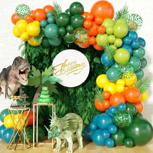Miniatura 6 de Kit de arco de guirnalda de globos negro, rojo, amarillo, verde, colorido con globos plateados metálicos negros, rojos, azules, amarillos, verdes