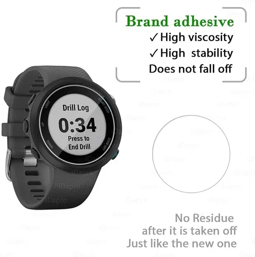 Miniatura 6 de iDaPro Protector de pantalla para Fossil Gen 5 Carlyle/Julianna Watch [4 unidades] Vidrio templado, antiarañazos, sin burbujas, fácil instalación
