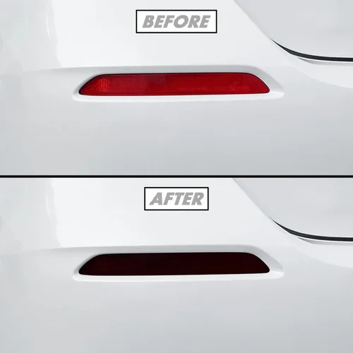 Miniatura 13 de SlickMod Protector de vinilo para luces traseras, precortado, tinte ahumado, para Honda Civic Hatchback 2022-2023