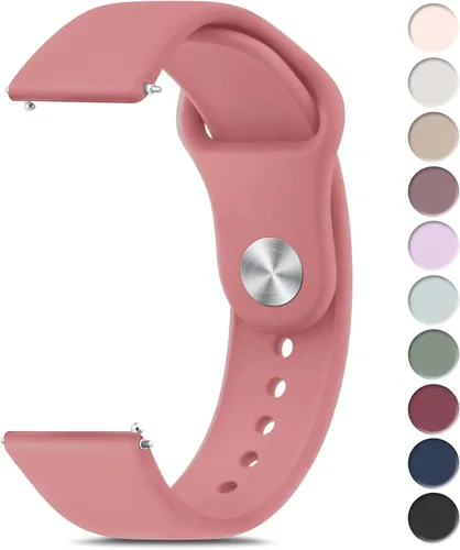 Miniatura 21 de Meliya Correas de reloj de 0.866 in de liberación rápida, correas de repuesto deportivas de silicona suave para hombres y mujeres
