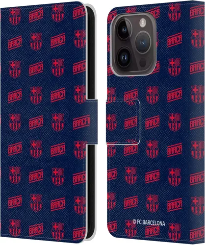 Miniatura 72 de Head Case Designs Funda de piel con licencia oficial del FC Barcelona Barca Crest Graphics para iPhone 11
