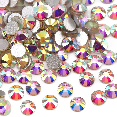Miniatura 20 de Dowarm 1440 diamantes de imitación SS4 con parte trasera plana, diamantes de imitación de cristal con parte trasera plana de 0.069 pulgadas