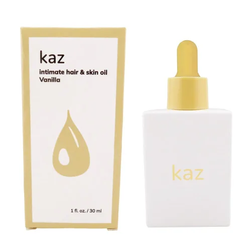 Miniatura 3 de Waxness Kaz - Aceite íntimo para el cabello y la piel de fresa para el cuidado del cabello encarnado y el área del bikini 1 fl oz (1.0 fl oz)