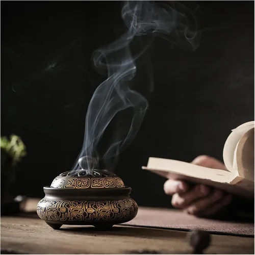 Miniatura 4 de Quemador de incienso para decoración creativa del hogar, quemador de incienso de cerámica, artesanía clásica, regalo, lágrima, yoga, habitación