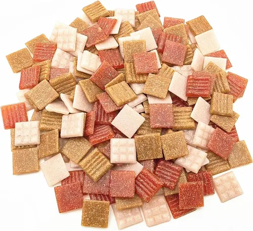 Miniatura 8 de Azulejos de mosaico de cuarzo de 1.1 libras, piezas de mosaico multicolor de 3/4 pulgadas, piedras para hacer mosaicos, manualidades, pasatiempos