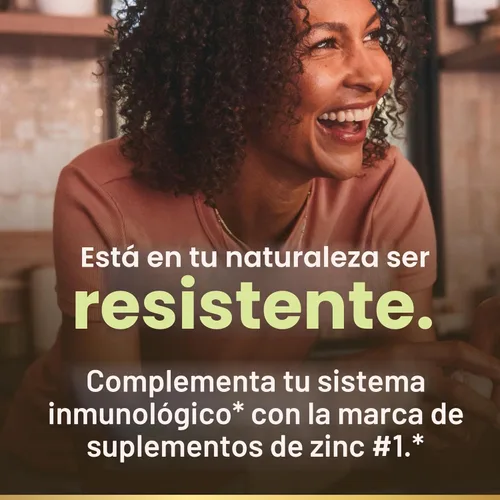 Miniatura 4 de Nature's Bounty Zinc 50mg, suplemento de apoyo inmunológico y antioxidante, promueve la salud de la piel, 1 cápsula por día, sin gluten, 250