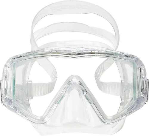 Miniatura 6 de Cressi Panoramic Wide View Mask & Dry Snorkel Kit for Snorkeling, Scuba Diving - Pano 3 & Supernova Dry: Designed in Italy TRANSPARENTE/TRANSPARENTE