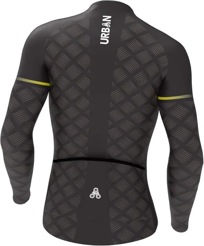 Miniatura 2 de Maillot de manga larga para hombre, carburo urbano Pro Urban carburo térmico Ciclismo, medias de babero o paquete de kit