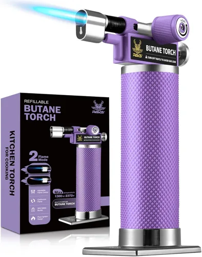 Antorcha de butano RAVS, antorchas de soldadura con 2 modos de llama, antorcha de cocina con llama ajustable, antorchas de soldadura industriales