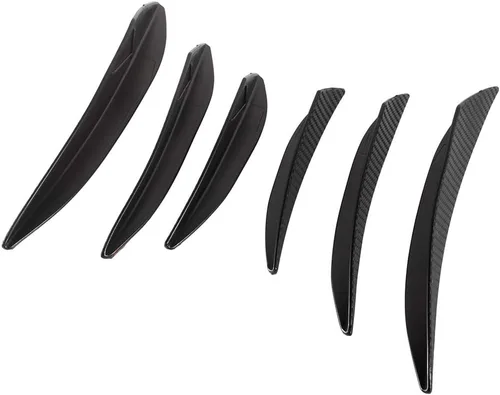 Carenado delantero de motocicleta, alerones laterales aerodinámicos alerones decorativos dinámicos Kit de alas para bicicleta deportiva (negro)