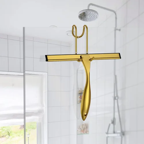 Miniatura 3 de Juego de escobilla de ducha de acero inoxidable de 14 pulgadas, escobilla multiusos para baño, puertas de ducha, espejos, azulejos y ventanas