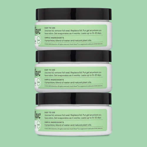 Miniatura 8 de Fresh Wave Gel eliminador de olores, 7 onzas, paquete de 3 absorbentes de olores para el hogar, alivio de olores más seguro, eliminador de olores