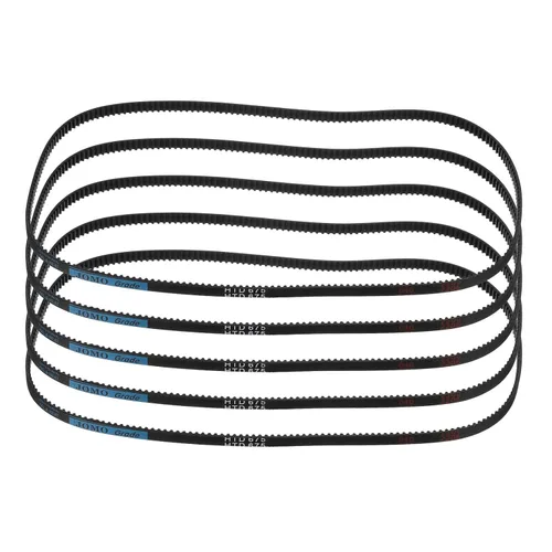 Miniatura 83 de uxcell 4pcs HTD-3M correa dentada de goma 60 dientes, 7.087 in de longitud de paso x 0.236 in de ancho x 0.094 in de altura, correa de distribución