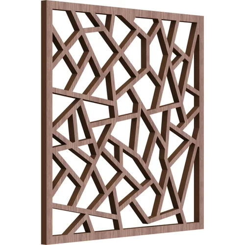 Miniatura 18 de 7 3/8 pulgadas de ancho x 7 3/8 pulgadas de alto x 3/8 pulgadas de alto, paneles de pared de madera con calado decorativo extra pequeño de Venecia