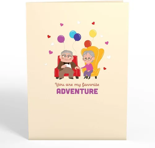 Miniatura 3 de Lovepop Tarjeta desplegable diaria para ella y él – Tarjetas de felicitación 3D de Disney y Pixar para niños, niñas, hombres y mujeres – Mi aventura