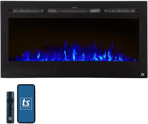 Miniatura 16 de Touchstone Sideline - Chimenea eléctrica empotrable