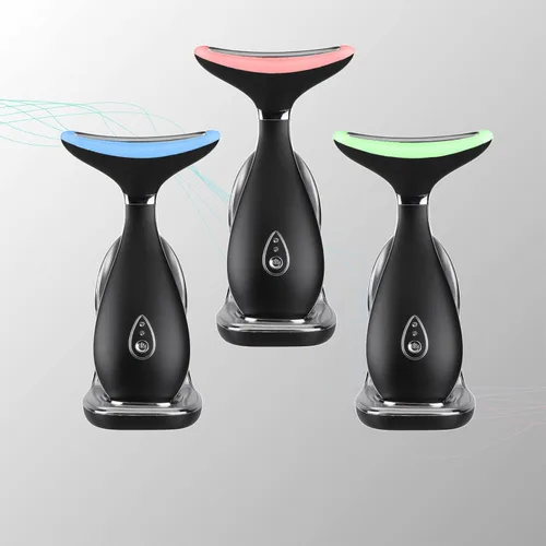Miniatura 7 de VRAIKO Lily Masajeador de Cuello y Rostro, Herramienta para Esculpir la Cara, Dispositivo de Rejuvenecimiento de la Piel con Térmica, LED de Triple