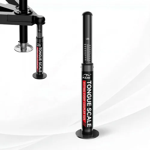 FZZD Báscula de peso para lengua de remolque, capacidad máxima de peso de 2000 libras, para RV, barco, remolques de viaje, color negro