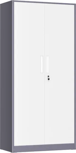 Miniatura 18 de Greenvelly Armario de almacenamiento de metal con puertas y estantes, armario de almacenamiento con cerradura de 36 pulgadas para oficina, gabinete