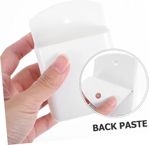 Miniatura 3 de Soporte de escritorio para control remoto montado en la pared, soporte de pared para teléfono, bolígrafo, maquillaje, gafas, caja de almacenamiento