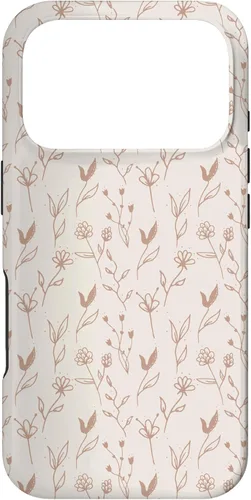 Miniatura 29 de Beige Tan Wildflower Floral Minimal Flower Boho Case for iPhone 17