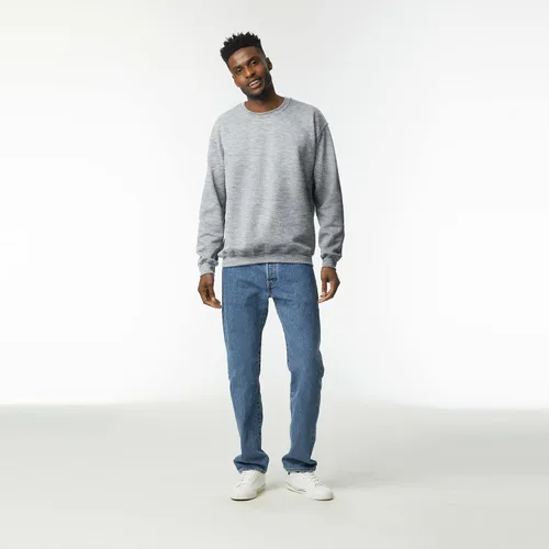 Miniatura 6 de Gildan Sudadera de mezcla pesada con cuello redondo para hombre