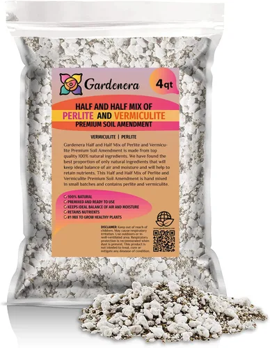 Miniatura 7 de Mezcla versátil de perlita y vermiculita de Gardenera – Diseñada para plántulas, esquejes y necesidades de suelo bonsái – 1 cuarto de galón