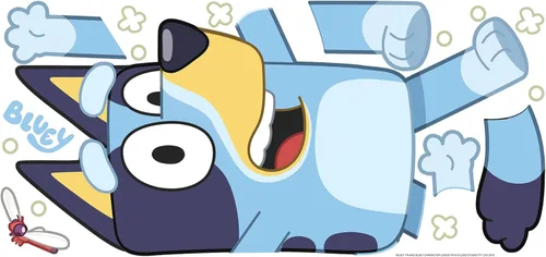 Miniatura 6 de RoomMates Bluey Adhesivo para pared, pegar y pelar, gigante, RMK5458GM