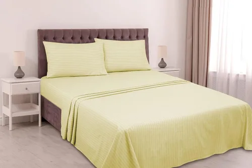 Miniatura 20 de ROYALE LINENS Juego de sábanas Cal King de 4 piezas, ropa de cama de microfibra suave cepillada de 1800 hilos, 1 sábana bajera, 1 sábana encimera, 2