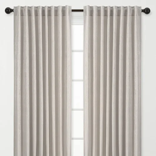 Miniatura 14 de Chanasya - Paneles de cortina con textura en relieve para sala de estar, dormitorio, ventana, patio, oficina, sala de estar. Cortinas para oscurecer