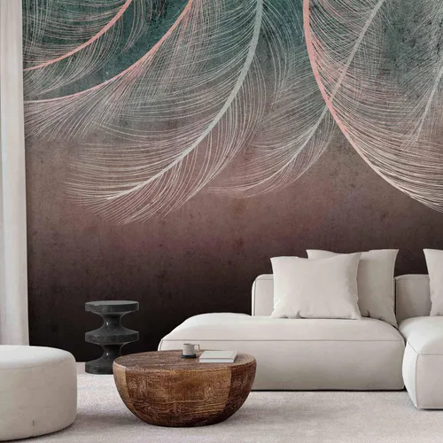 Miniatura 44 de artgeist Mural de pared de plumas de 98 x 69 pulgadas, tamaño XXL, no tejido, de forro polar, para decoración de pared, impresión fotográfica, #10