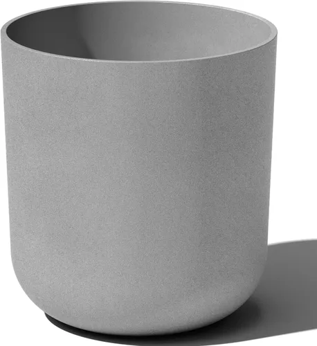 Miniatura 18 de Veradek Mason Series Lima - Maceta redonda para interiores o exteriores, porche, jardín, hecha de compuesto de piedra de plástico con agujeros