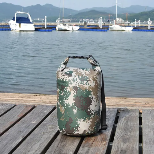 Miniatura 8 de MARCHWAY - Bolso seco flotante e impermeable 1.32/2.64/5.28/7.93/10.57 galones, parte superior enrollable, mantiene secos equipos de kayak rafting