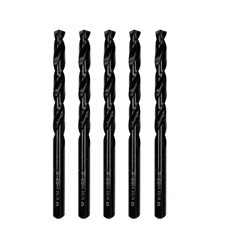 Miniatura 15 de Brocas helicoidales HSS M35 de 13/64 pulgadas, acero de alta velocidad, paquete de 10, adecuadas para aceros, hierro fundido, acero inoxidable