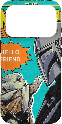 Miniatura 29 de Funda para iPhone 14 Pro Max Star Wars The Mandalorian Mando y el Niño